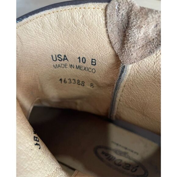 New J B Dillon JBW2242 Fringe Boots Snip Toe Short Booties Size 10B Cowgirl - Picture 8 of 14